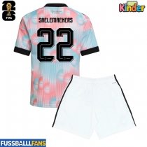 Belgien Alexis Saelemaekers #22 Auswärts Trikotsatz Kinder WM 2026 Kurzarm (+ Kurze Hosen)